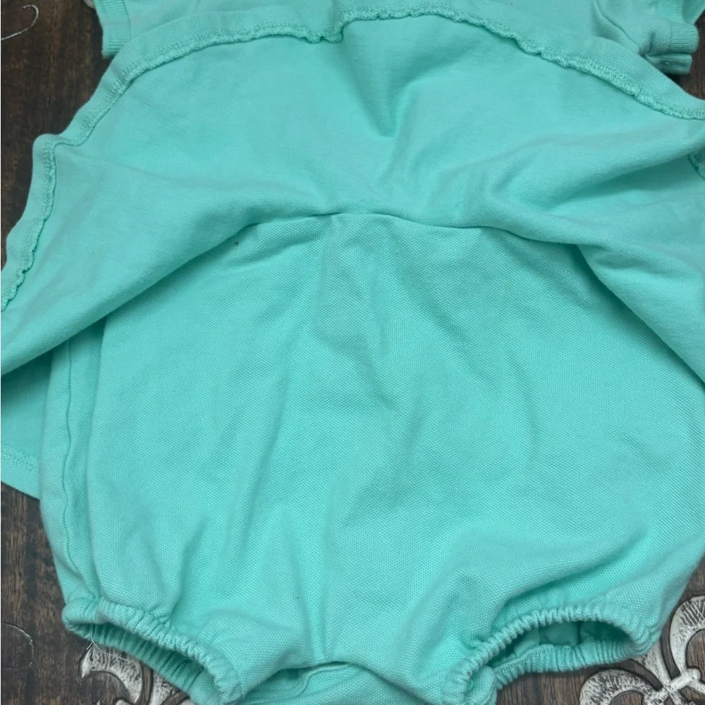 Ralph Lauren Baby Polo Dress in Aqua - Picture 3 of 8
